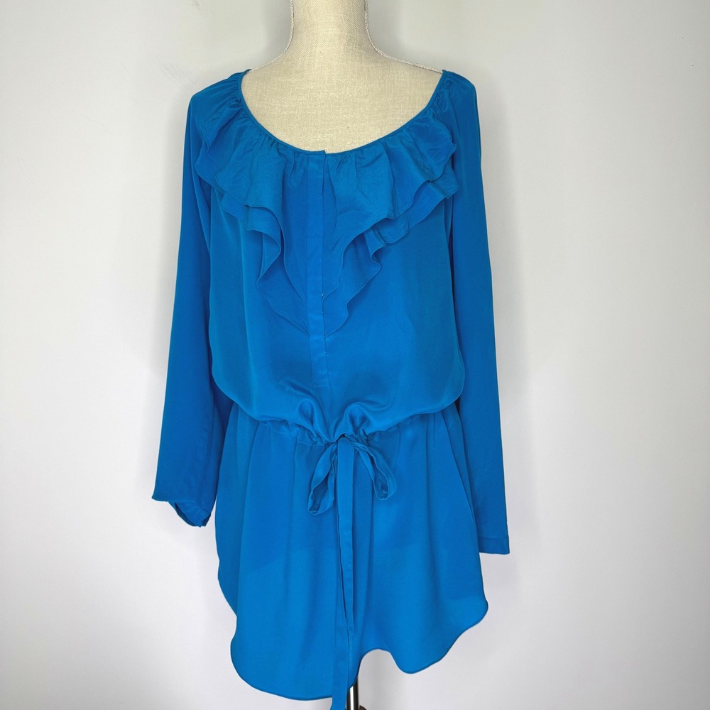 Rebecca Taylor blue silk tunic/dress